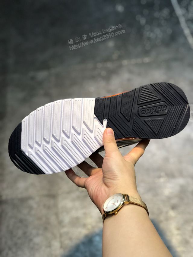 Adidas男鞋 阿迪達斯2019秋季新款 網面輕便運動休閒男跑步鞋  hdx13257